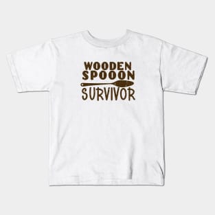 wooden spoon survivor Kids T-Shirt